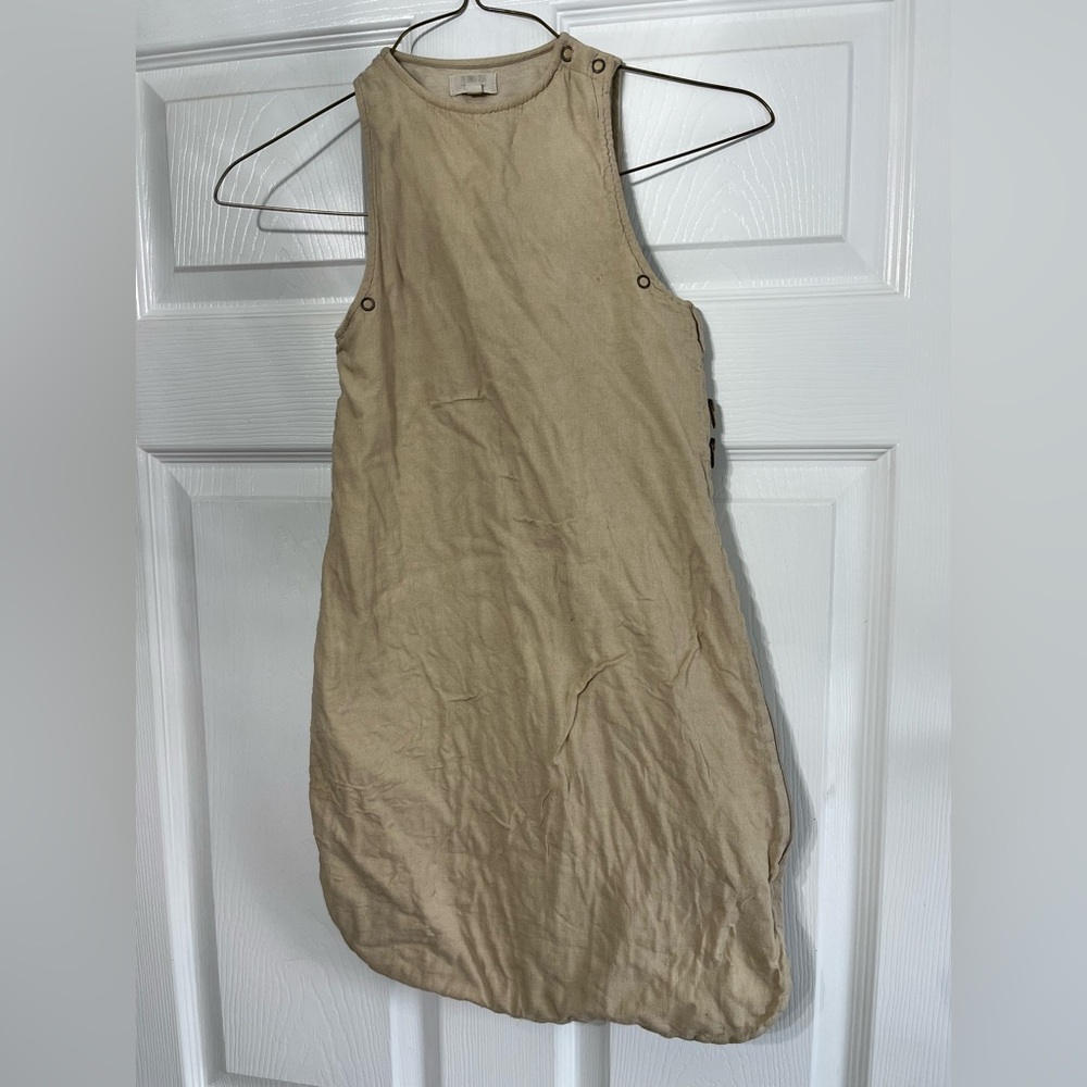 The simple folk Linen and wool sleep sack. Size 0-9 month